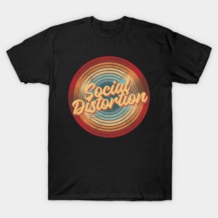 social distortion vintage circle T-Shirt